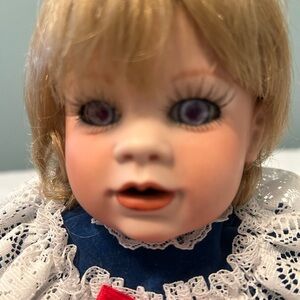 Handmade porcelain doll